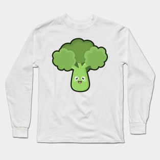 Kawaii Broccoli Long Sleeve T-Shirt